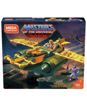 Load image into Gallery viewer, Mega Construx Heroes Masters of the Universe WIND RAIDER ATTACK HE MAN FND63