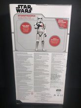 Load image into Gallery viewer, TALKING STORMTROOPER w/ LIGHT UP BLASTER! 13&quot; 15+ phrases Star Wars Disney