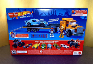 2022 MEGA Construx Hot Wheels Building Sets - TWINDUCTION HAULER PACK Racing Set