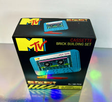 Load image into Gallery viewer, 2023 Brickcraft Retro Builds: MTV CASSETTE Brick Building Set (80pcs)