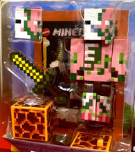 Load image into Gallery viewer, 2020 Minecraft Comic Maker Action Figure: ZOMBIE PIGMAN (w/ Gold Sword, Magma)