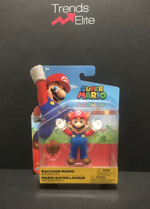 World of Nintendo 4-Inch Action Figure - Racoon Mario