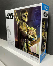 Load image into Gallery viewer, Buffalo Games &amp; Puzzles StarWars The Mandalorian “Wherever I Go, He Goes” 1000pc