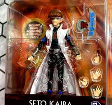 Load image into Gallery viewer, 2023 PhatMojo - Official Yu-Gi-Oh! 4 in Figure: SETO KAIBA (w/ Exclusive Card)