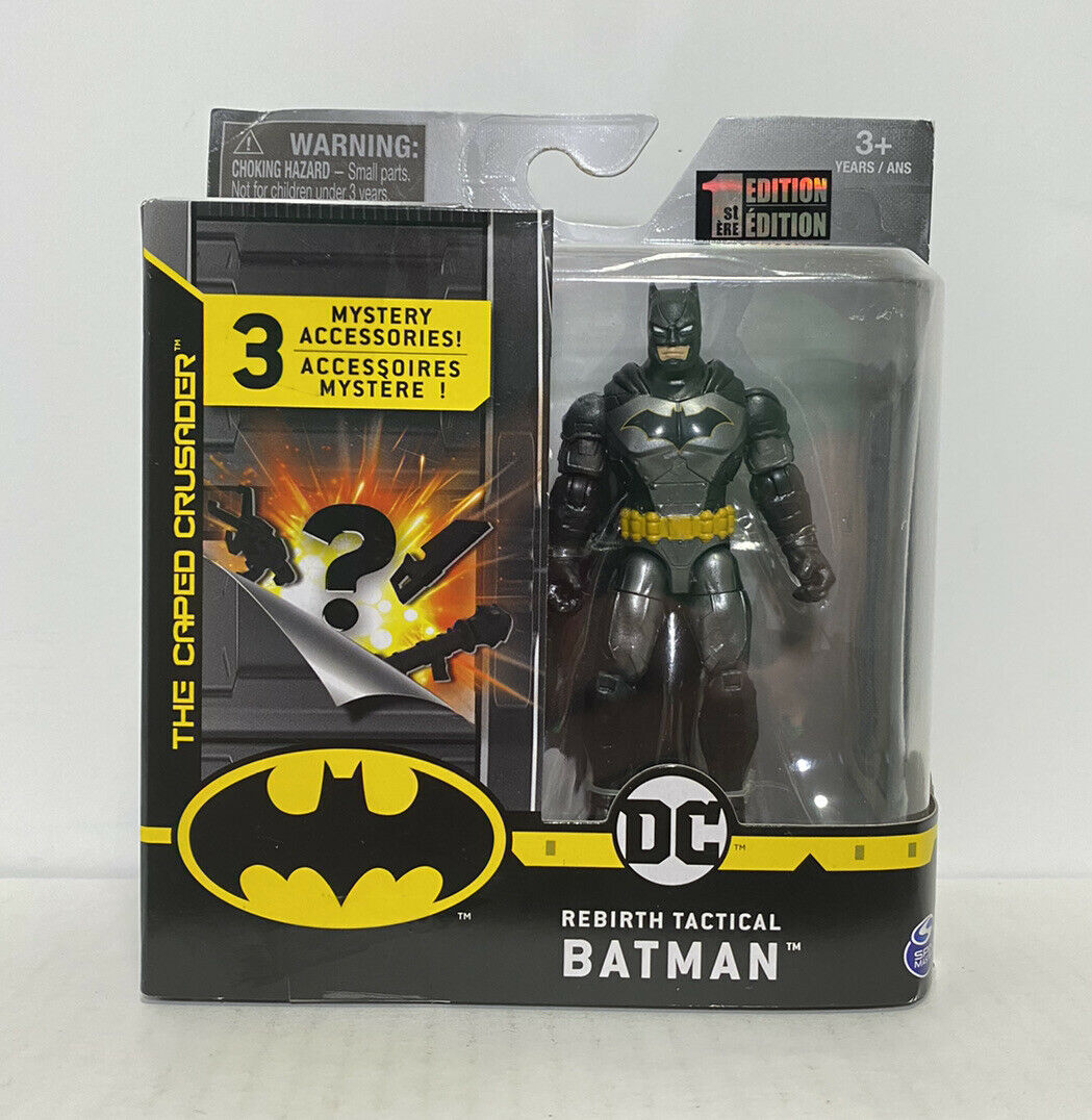 2020 DC Batman: The Caped Crusader- REBIRTH TACTICAL BATMAN 4” 1ST EDITION