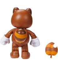 Load image into Gallery viewer, 2024 JAKKS Pacific World of Nintendo Figure: TANOOKI MARIO (w/ Super Leaf)