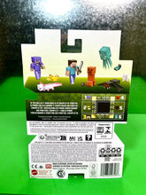 Load image into Gallery viewer, 2023 Minecraft Build-a-Portal Action Figure: STEVE (w/ Iron Sword)