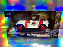 Load image into Gallery viewer, 2021 Jada Toys Hollywood Rides - Jurassic World - JEEP WRANGLER Diecast Vehicle