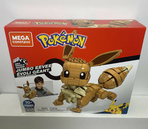 2020 Mega Construx Wonder Builders Pokémon- JUMBO EEVEE 830pcs Construction Set