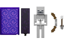 Load image into Gallery viewer, 2022 Minecraft Build-a-Portal Action Figure: SKELETON (w/ Bow &amp; Arrow)