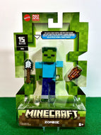 2023 Minecraft 15th Anniversary Build-a-Portal Figure: ZOMBIE (w/ Iron Shovel)