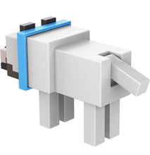 Load image into Gallery viewer, 2022 Minecraft Build-a-Portal Action Figure: WOLF (w/ Chicken, Removable Collar)