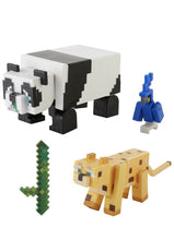 Load image into Gallery viewer, Minecraft Jungle Dwellers Panda Ocelot Mattel New