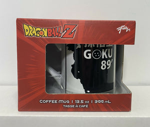 Dragon Ball Z GOKU 89' Black & White Large Coffee Mug (13.5 oz)