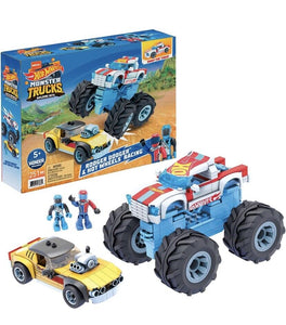 MEGA Construx Hot Wheels Monster Trucks - Rodger Dodger & Hot Wheels Racing Set