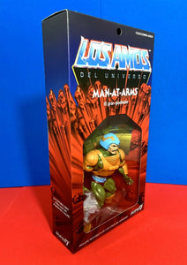 2019 Super7 - MOTU - Los Amos del Universo 5.5” Retro Figure: Man-At-Arms