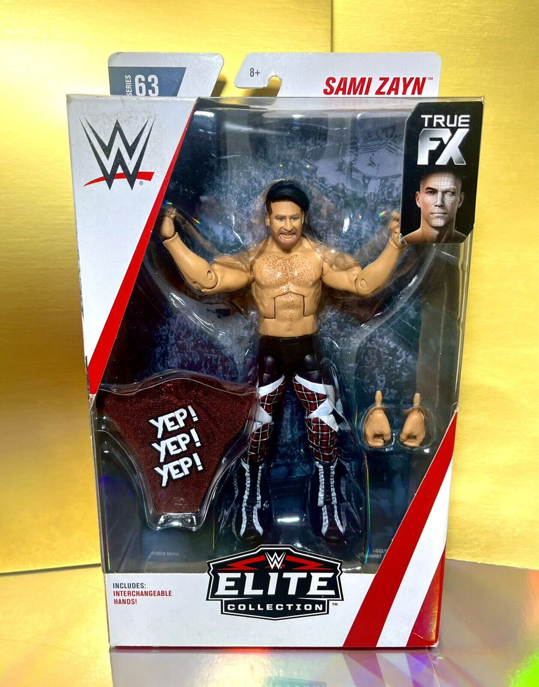 2018 WWE Elite Collection Series 63 Action Figure: SAMI ZAYN (Yep! Movement)