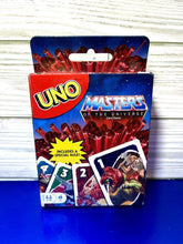 Load image into Gallery viewer, 2020 Mattel Games UNO Card Game - MASTERS OF THE UNIVERSE (w/ Special Rule!)