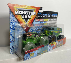 2020 Monster Jam Color Change 2-Pack: GRAVE DIGGER & MYSTERY MACHINE