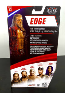 2021 WWE Elite Collection Series 83 Action Figure: EDGE (CHASE, Black Attire)