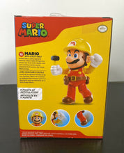 Load image into Gallery viewer, 2021 JAKKS Pacific Super Mario Action Figure: BUILDER MARIO w/ Utility Belt (#12