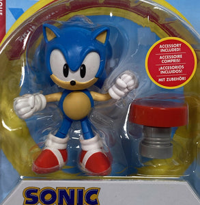 2021 JAKKS Pacific Sonic the Hedgehog Action Figure: CLASSIC SONIC (w/ Spring)