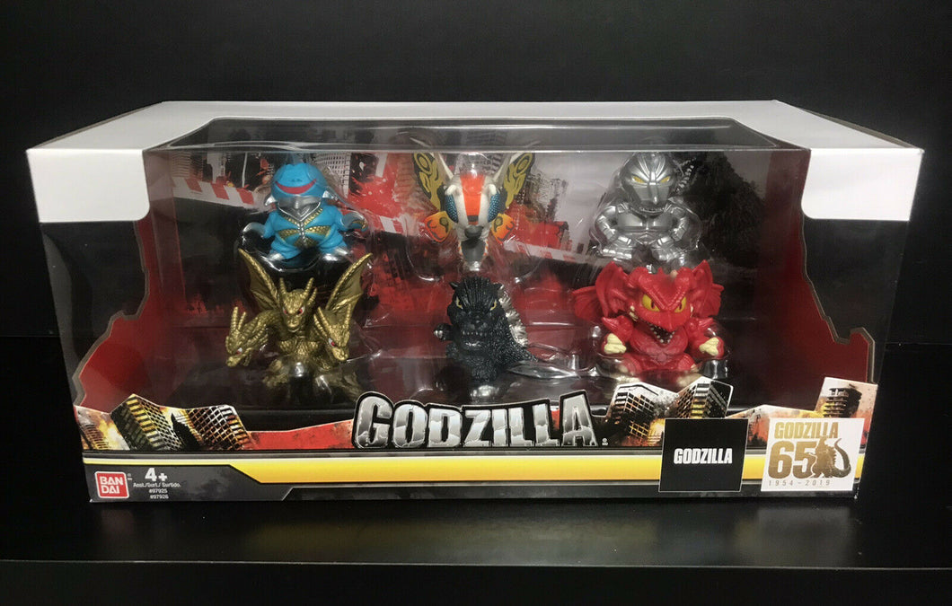 Godzilla Chibi Figure Diorama Figure 6-Pack - Bandai 2018