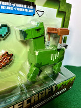 Load image into Gallery viewer, 2023 Minecraft Build-a-Portal 2-Pack: ZOMBIE IN DIAMOND ARMOR and ZOMBIE HORSE