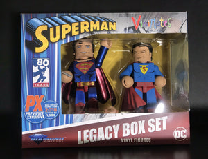 SUPERMAN LEGACY Box Set 2018 SDCC Exclusive Vinyl Figures Vinimates