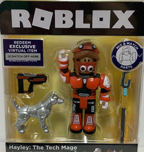 Load image into Gallery viewer, Jazwares Roblox - Haley: The Tech Mage Figure w/ Exclusive Virtual Code