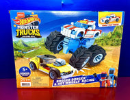 MEGA Construx Hot Wheels Monster Trucks - Rodger Dodger & Hot Wheels Racing Set