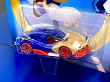 Load image into Gallery viewer, 2022 Hot Wheels Character Cars - Sonic The Hedgehog - SONIC Diecast Car