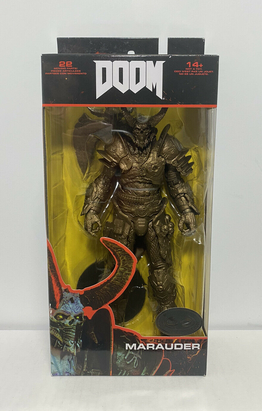 NEW 2020 DOOM Eternal McFarlane Toys: MARAUDER (BRONZE VARIANT)