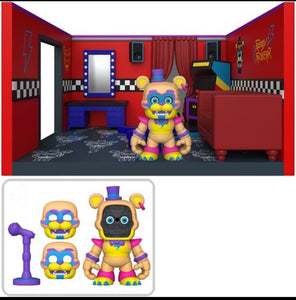 2023 Funko Snaps!- Five Nights at Freddy's- GLAM FREDDY w/ DRESSING ROOM Playset