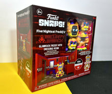 Load image into Gallery viewer, 2023 Funko Snaps!- Five Nights at Freddy&#39;s- GLAM FREDDY w/ DRESSING ROOM Playset