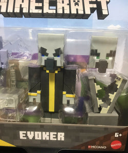 2019 Mattel Minecraft Comic Maker: EVOKER Action Figure