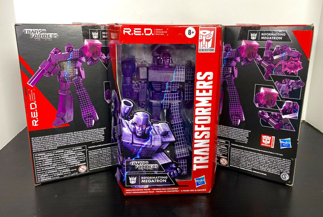 2021 Hasbro Transformers R.E.D. (Robot Enhanced Design): REFORMATTING MEGATRON