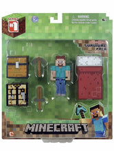 Load image into Gallery viewer, Minecraft Overworld Core Player Survival Pack, Series 1