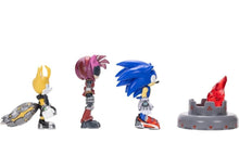 Load image into Gallery viewer, 2023 JAKKS Sonic Prime New Yoke City 3-Pack - Sonic, Tails Nine, &amp; Rusty Rose