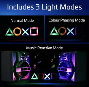 PALADONE -PLAYSTATION ICONS LIGHT- 3 Modes & Music Reactive Lamp (2021 Version)