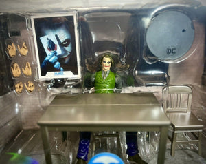 2023 McFarlane Gold Label - The Dark Knight - The Joker Interrogation Room Set