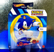 Load image into Gallery viewer, 2022 Hot Wheels Character Cars - Sonic The Hedgehog - SONIC Diecast Car