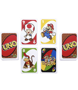 2016 Mattel Games UNO Card Game - Super Mario Edition (w/ Special Mario Rule!)