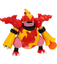 Load image into Gallery viewer, 2022 Jazwares Pokémon - MAGMORTAR Battle Feature Figure