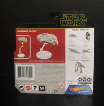 Load image into Gallery viewer, 2019 Hot Wheels Starships - Star Wars: MILLENIUM FALCON (w/ Flight Stand)