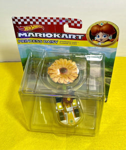 2023 Hot Wheels Mario Kart: PRINCESS DAISY Standard Kart + Flower Glider DieCast