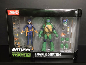 Batgirl & Donatello Action Figure 2 Pack Summer Convention 2019 Only at GameStop