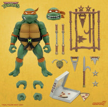 Load image into Gallery viewer, 2020 Super7 TMNT Ultimates MICHAELANGELO - 7&quot; Deluxe Action Figure MISB