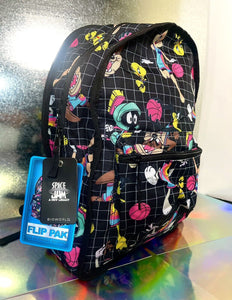 BioWorld Space Jam: A New Legacy Reversible Flip Backpack (Characters/Jersey)