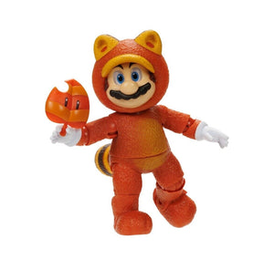 2023 JAKKS The Super Mario Bros. Movie - TANOOKI MARIO Action Figure